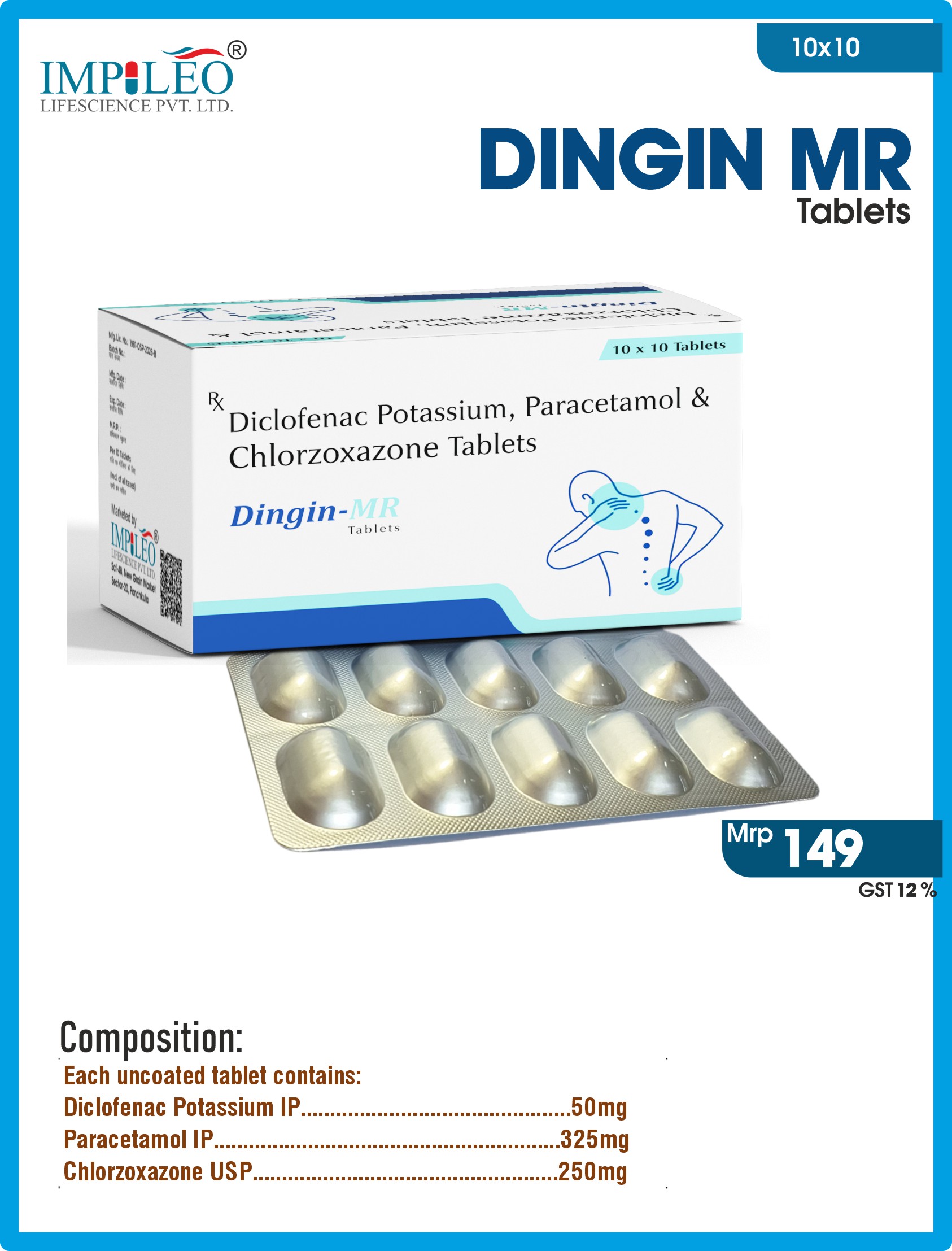 Prioritize Your Health : Discover High-Quality DINGIN MR Tablets from Top PCD Pharma Franchise in Chandigarh
